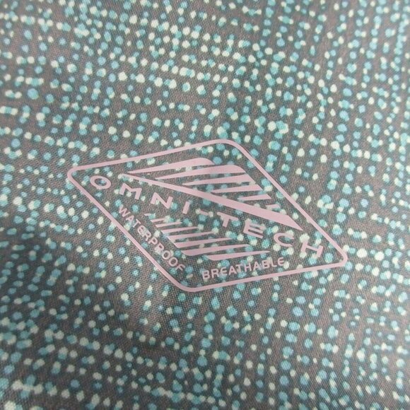 Columbia Omni Tech Zip Rain Jacket Women S Green Windbreaker Zip Pockets 342 - Picture 6 of 11